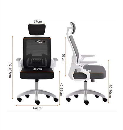 Scaun reglabil pentru Birou sau Gaming Ergonomic negru