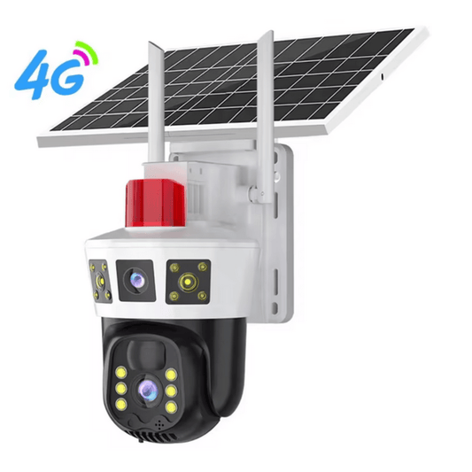 Camera de supraveghere SPY® 2in1 cu Panou Solar inclus 10W, 4MP,4K,Sim,4G - Seliodrox srl