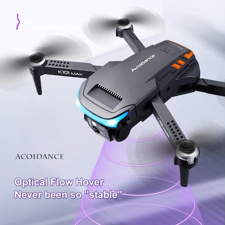 Drona RoHS K101 Max Avoidance GPS WiFI 4K UHD Dual Camera pentru Adulti si Copii